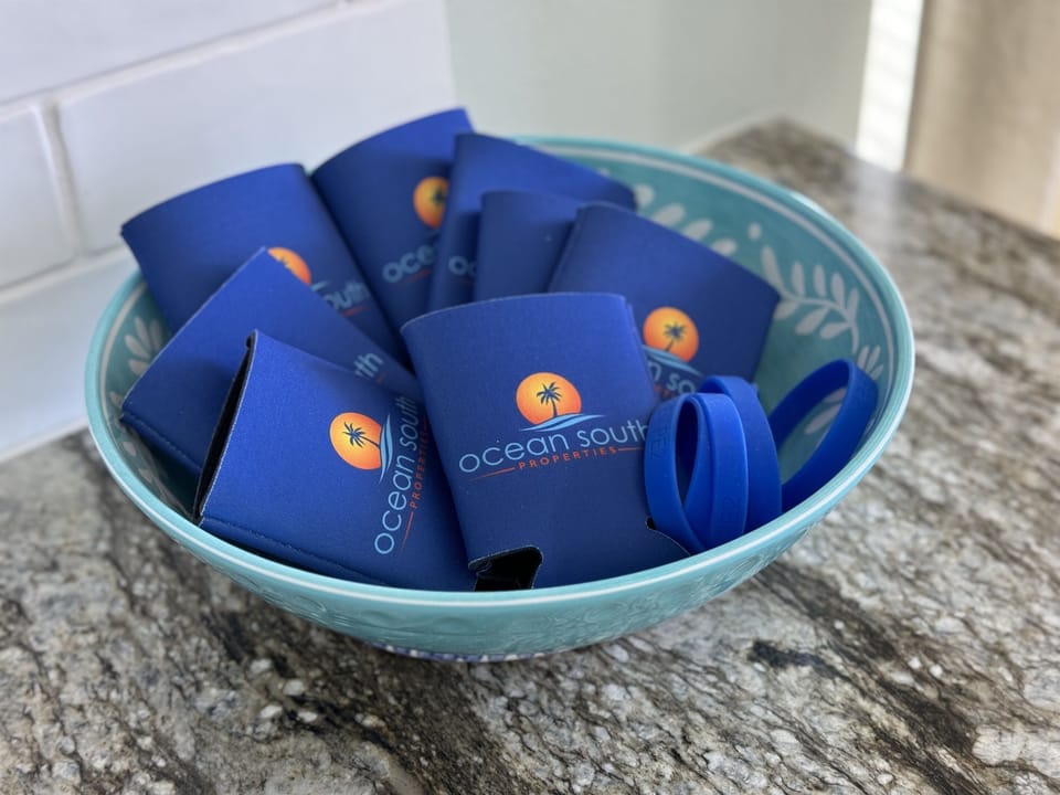 And our company koozies!