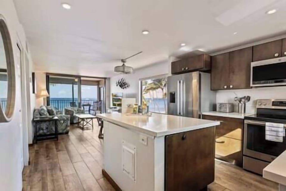 Beautifully updated kitchen with stainless appliances