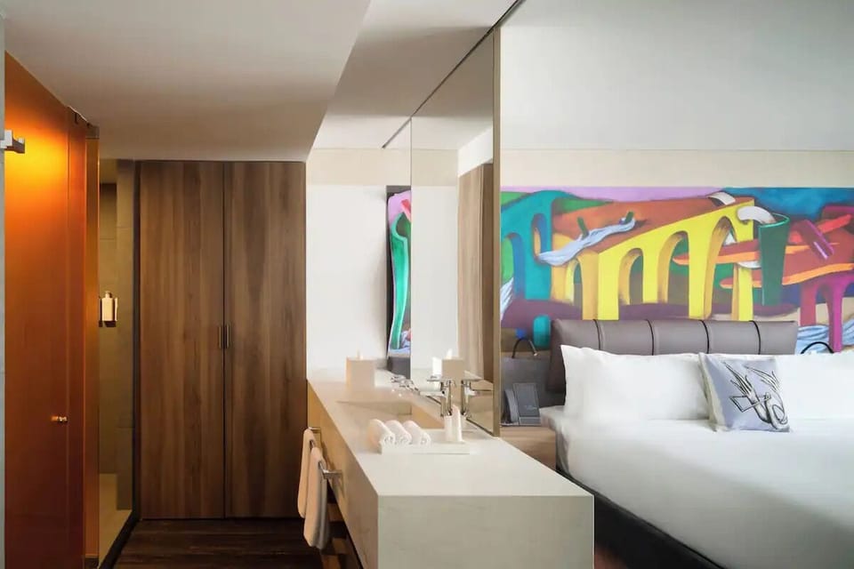 Bedroom. Interior and views may vary based on location and availability.