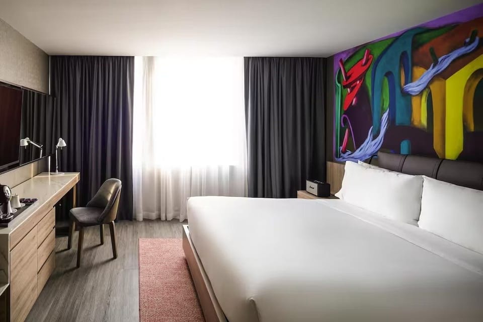 Bedroom. Interior and views may vary based on location and availability.