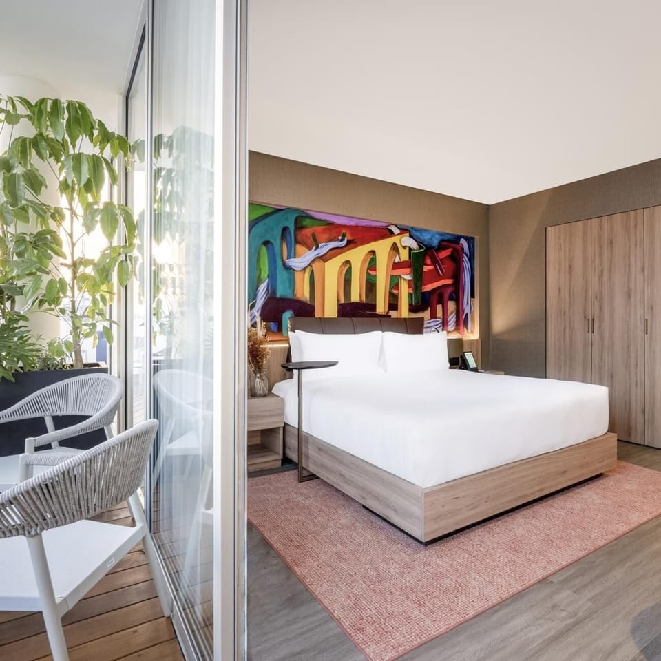 Bedroom. Interior and views may vary based on location and availability.