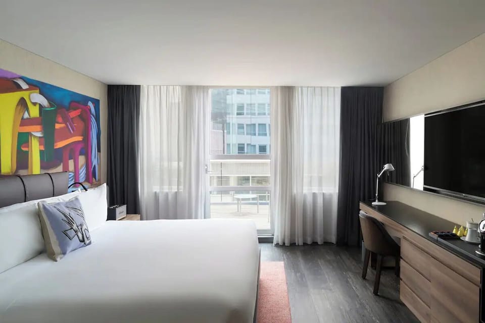 Bedroom. Interior and views may vary based on location and availability.