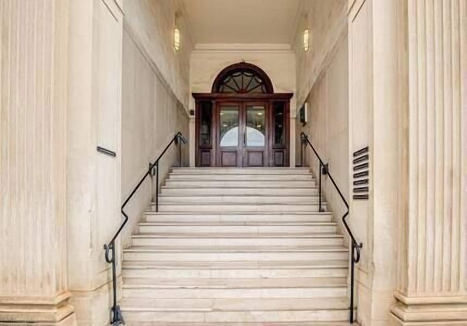 Main Entrance at 2nd floor. Follow entrance foyer to elevator.