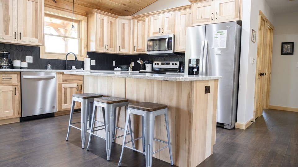 Fully stocked kitchen
