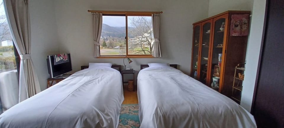 Two beds in the bedroom