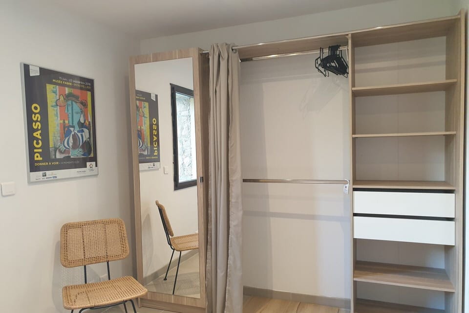 The bedroom - dressing room 