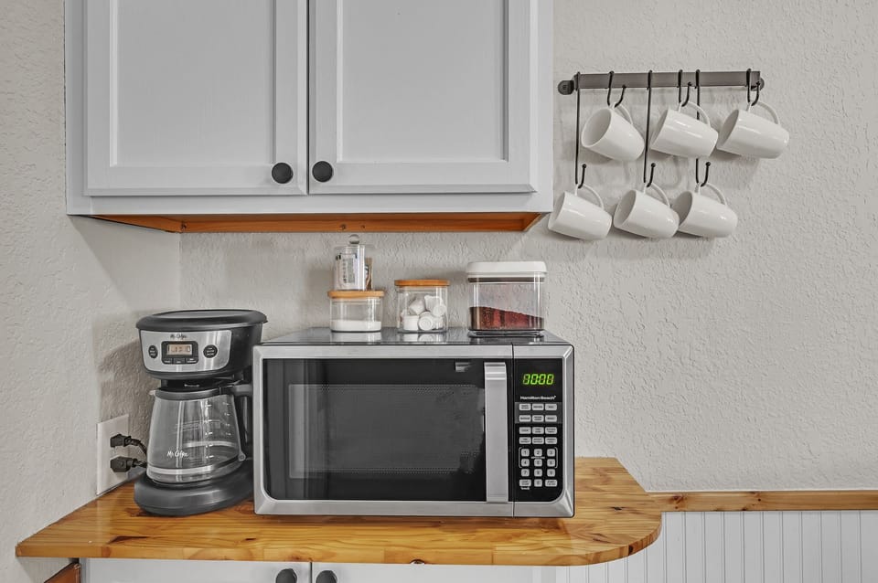 Embrace the morning with comfort and warmth—savor fresh brews, delight in warm bites, and have all your kitchen essentials right at your fingertips.