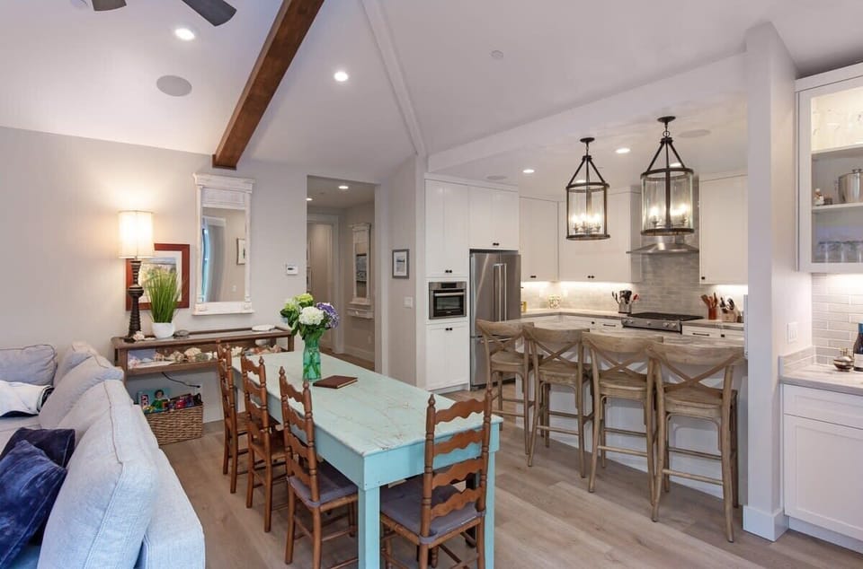 Family/Farm style dining area for 8. 