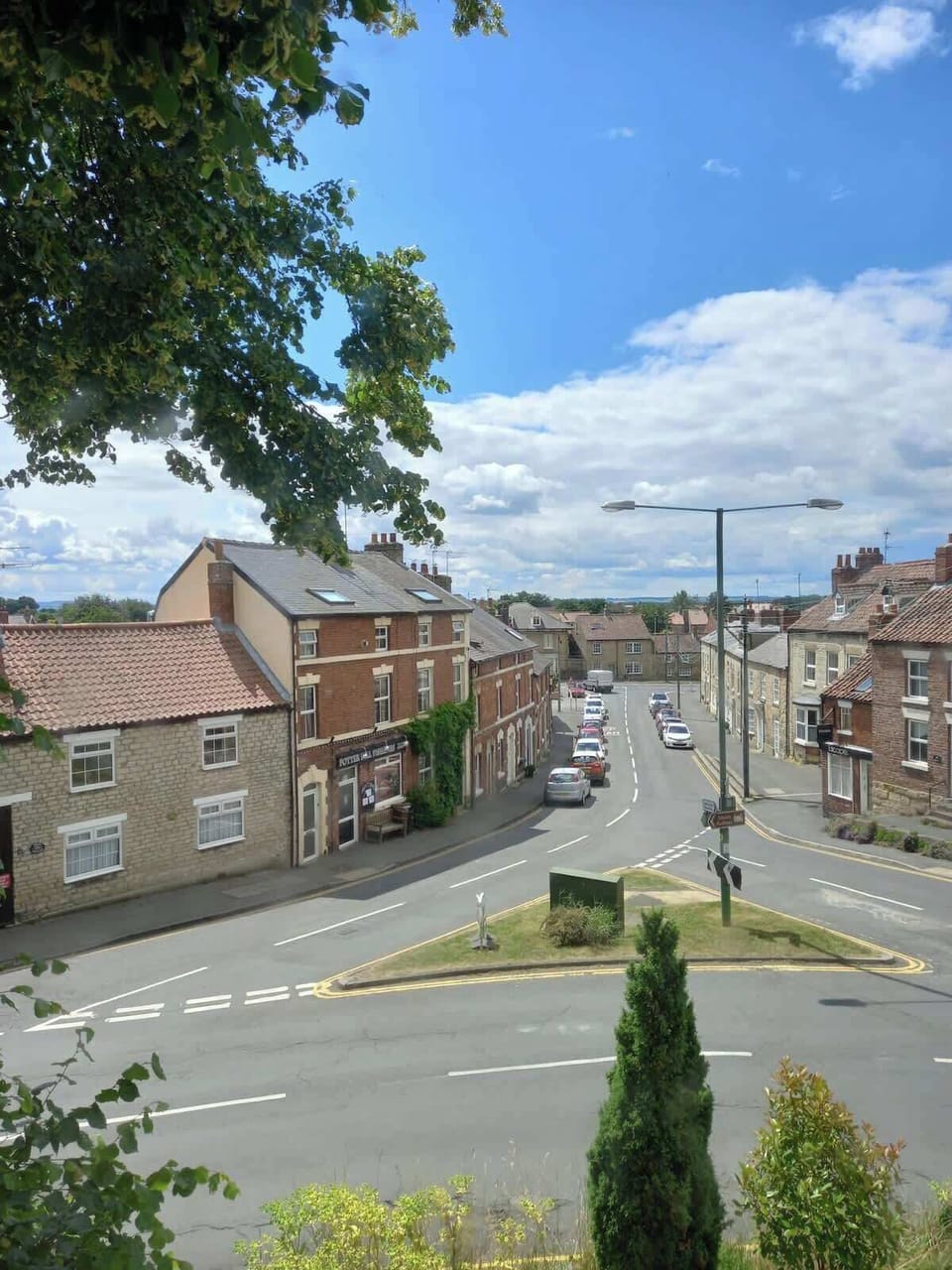 View from the bedroom - Sit at the dressing table and have this view while you get ready for a meal out in one of the many restaurants that Pickering has to offer.