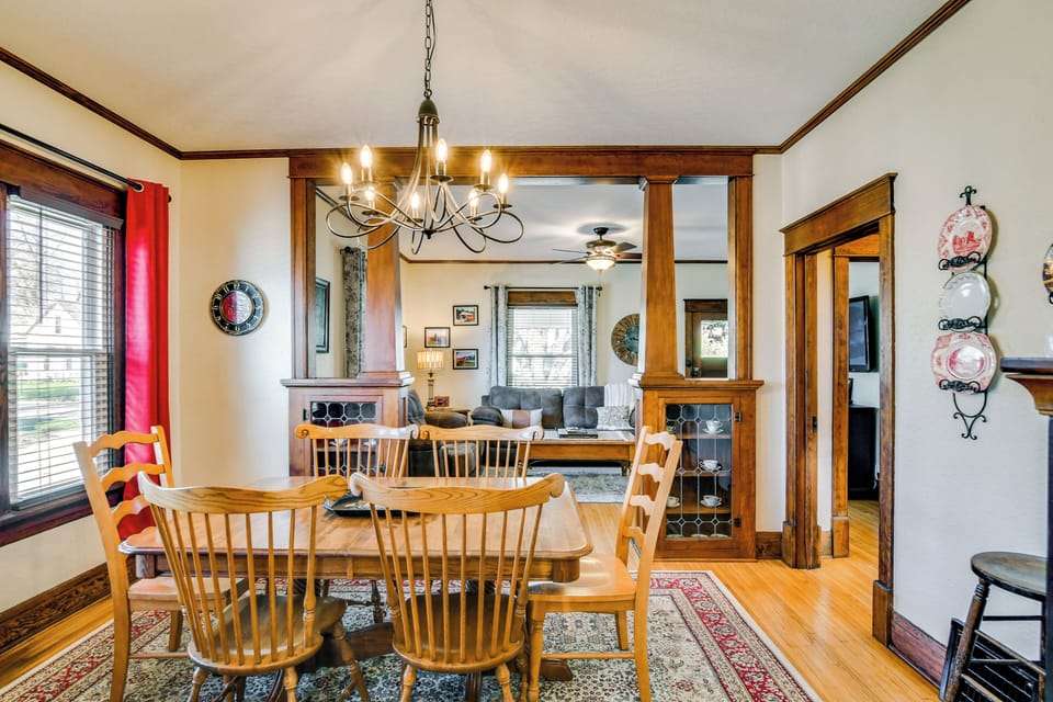 Dining Room | Dishware & Flatware Provided | 1st Floor
