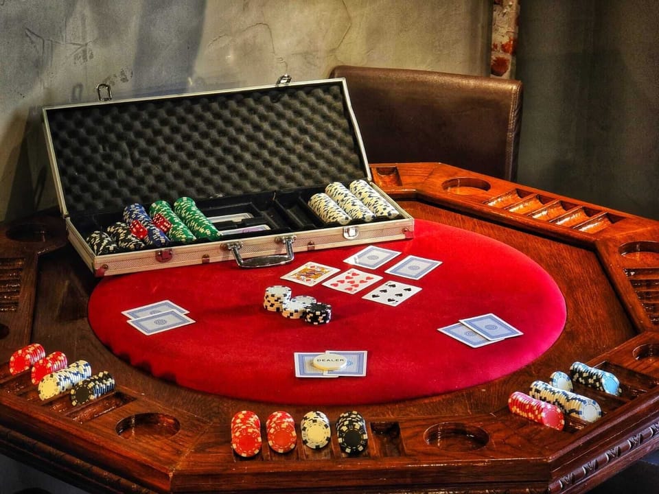 If you enjoy card games, how about a poker night?