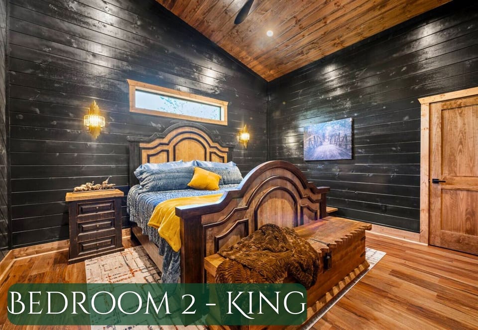 Rest easy in this spacious king bedroom with all the comforts of home