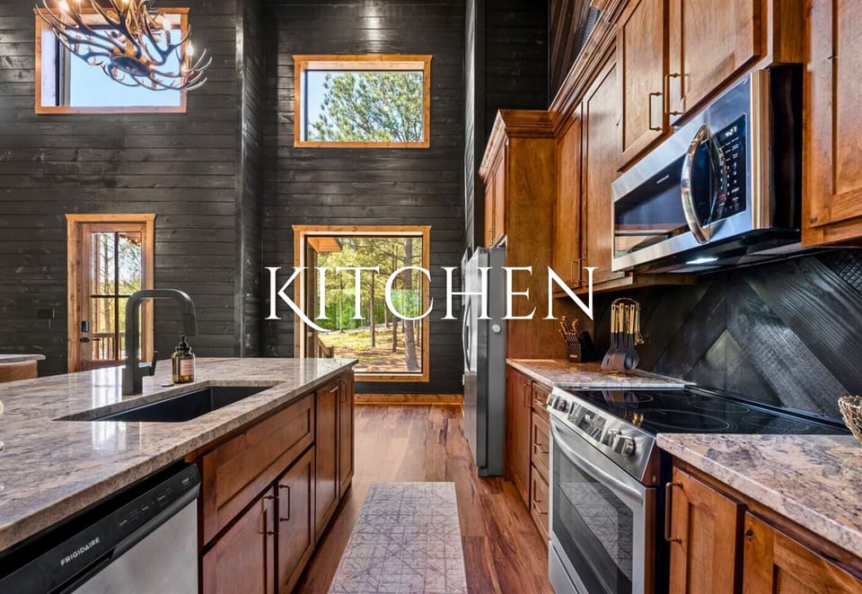 Our kitchen is the heart of the home, equipped and ready for your favorite recipes.