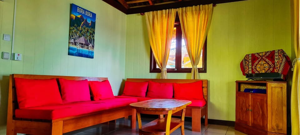 The furnished living room
