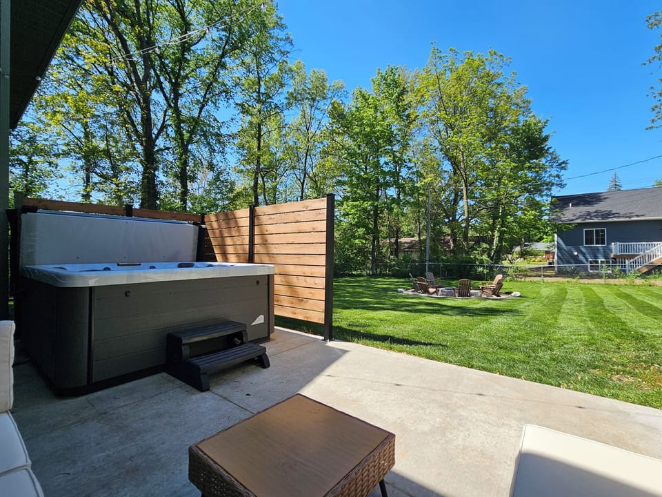 Enjoy out Hot Tub, Patio, and Fire Pit!
