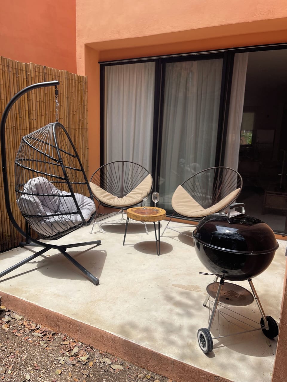 Our back patio is a perfect place to relax or BBQ.