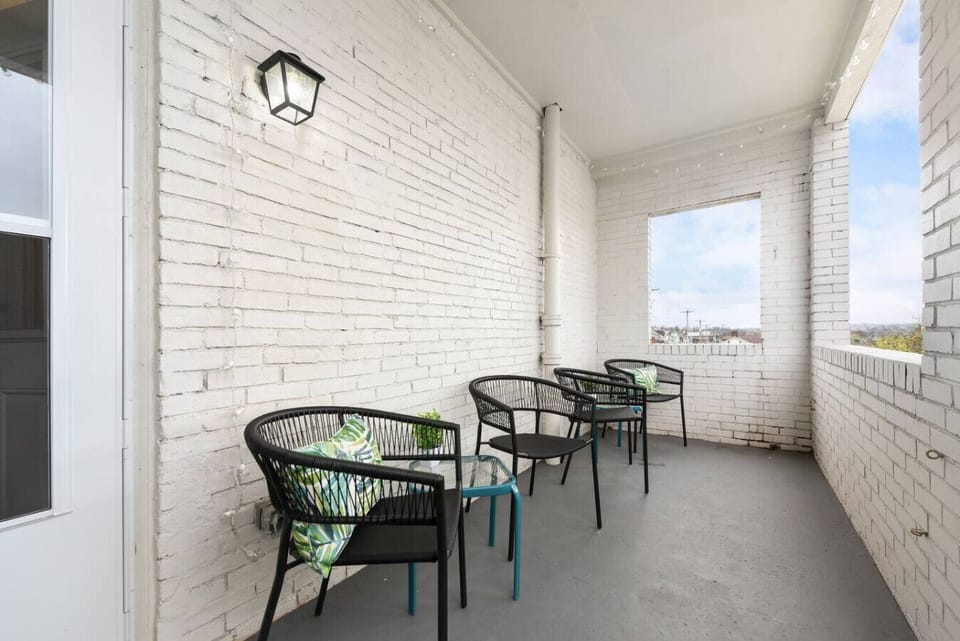 Relax on the private balcony—perfect for morning coffee or evening drinks