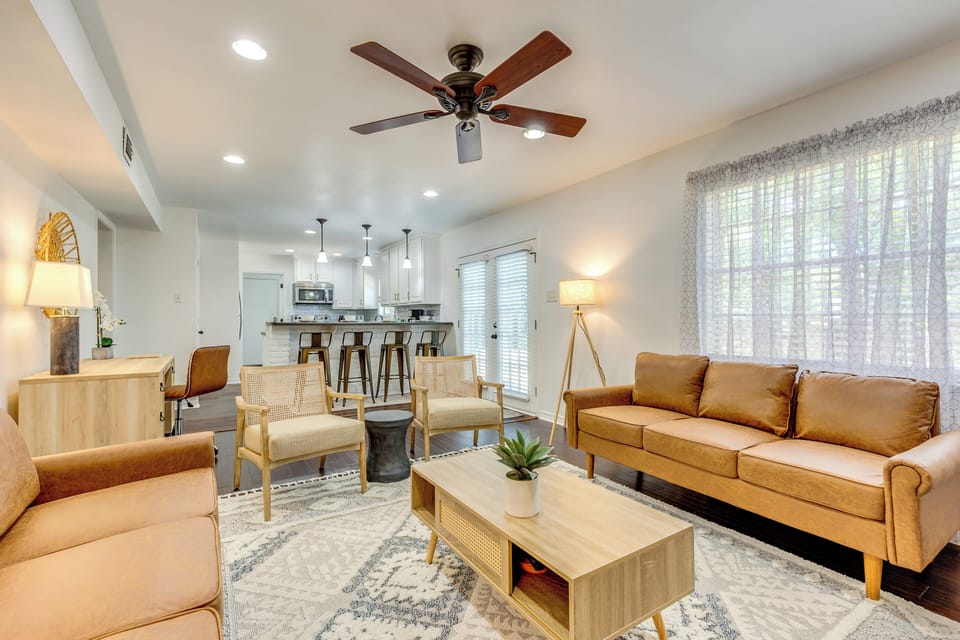 Living Room | 1st Floor | Open Floor Plan | Central A/C & Heating