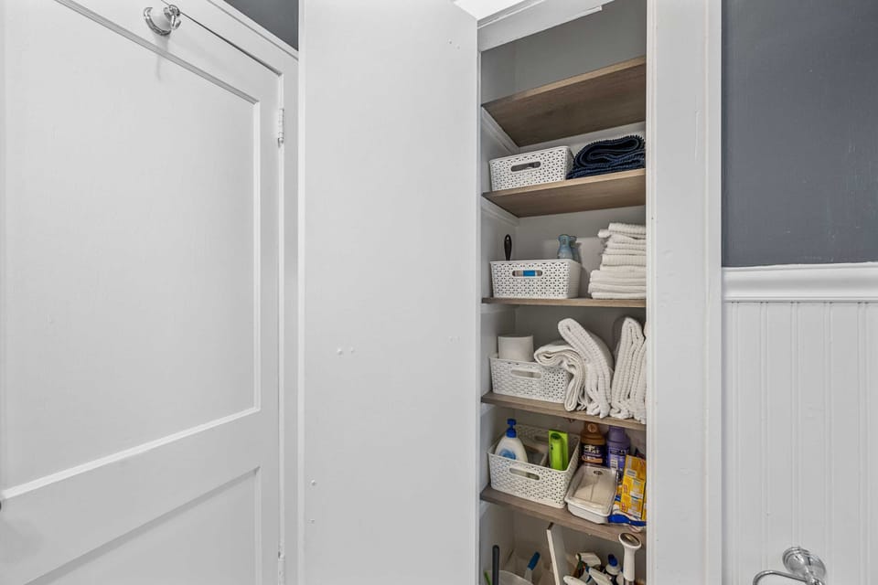 From the pristine sink to the well-stocked cabinet, we've taken care of every detail to make your stay truly enjoyable. Welcome to your home away from home.