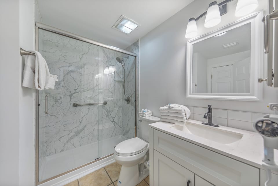 Newly renovated bathroom