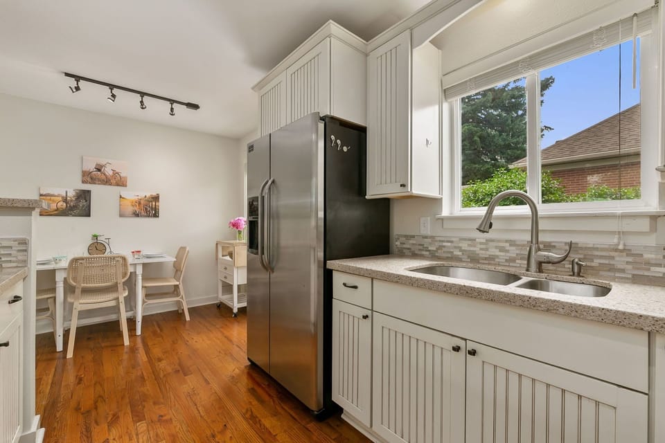 Kitchen and Dining Area | Tons of natural light!