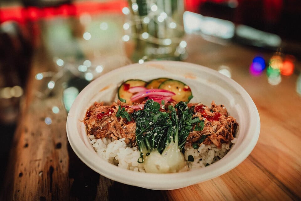 Food from food truck 