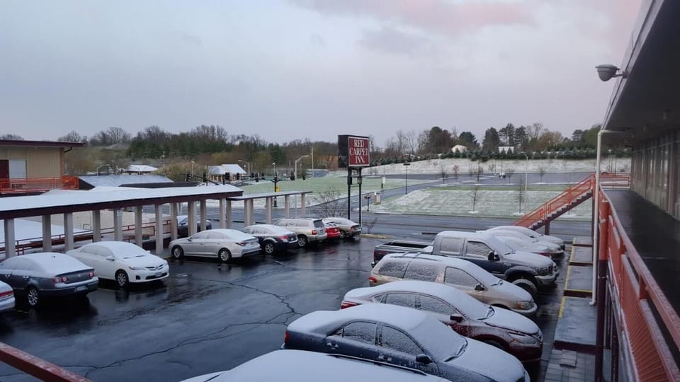 Enjoy winter roadside convenience with easy, nearby parking.