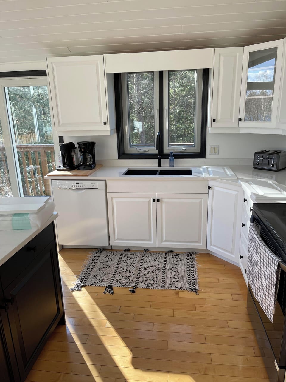 Kitchen with coffee Station
