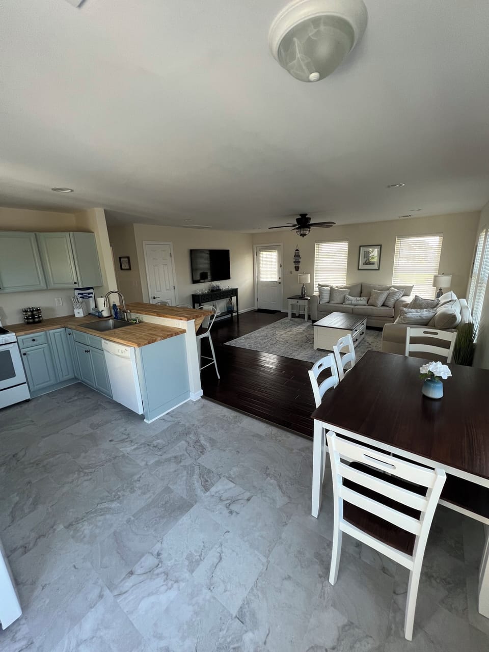 Kitchen/Dining/Living