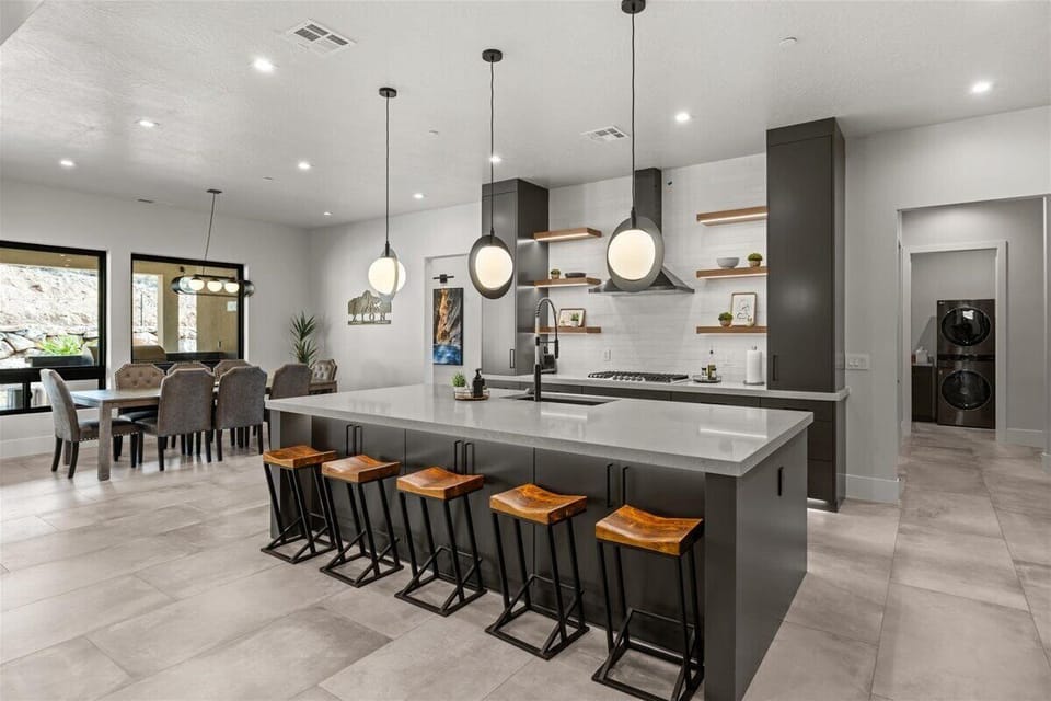 Fully stocked kitchen