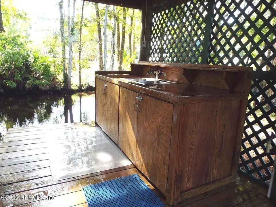 Water and fish cleaning station