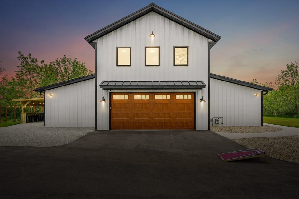 Welcome to the barn! Country living w/ city amenities. Sits on 5 secluded acres.