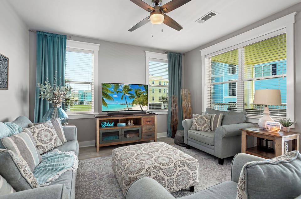 Family room with lots of comfortable seating