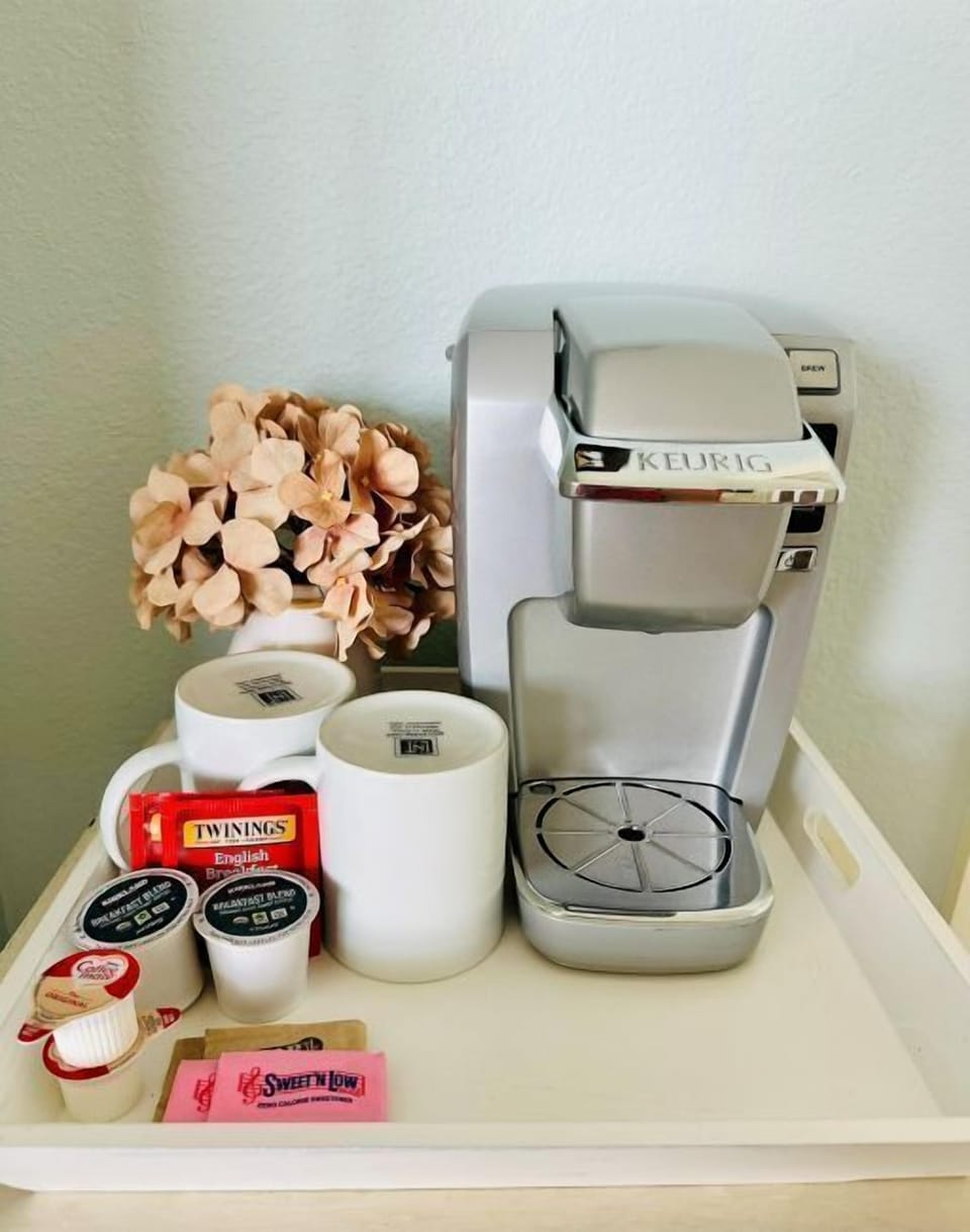 Enjoy a cup coffee in your room (main bedroom)