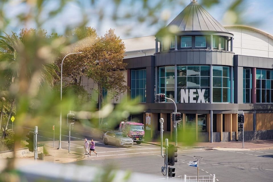 Catching events at The Nex? This convention centre is right across the road from the apartment.