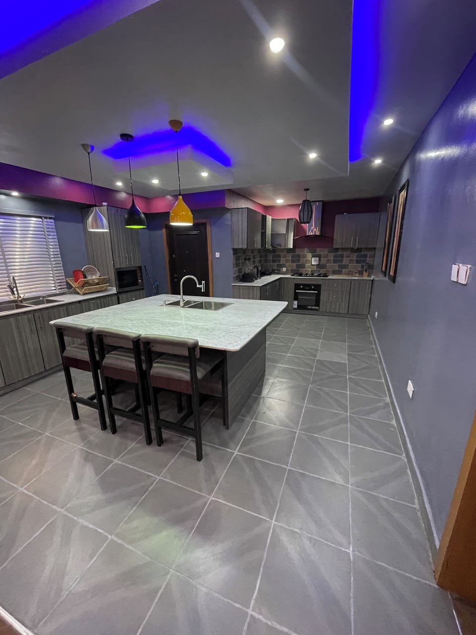 Open plan kitchen