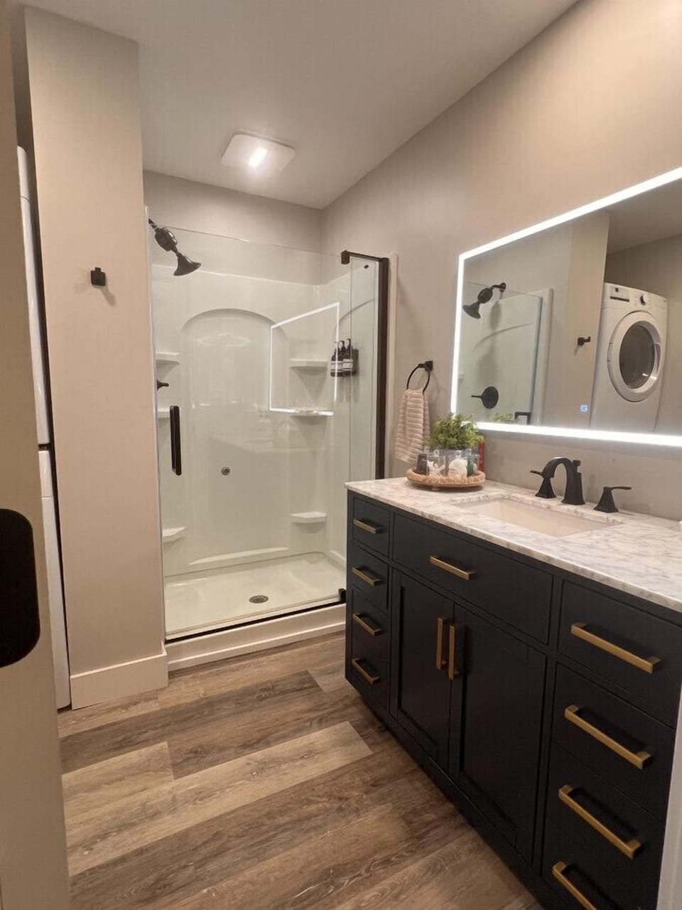 Spacious Bathroom with Laundry