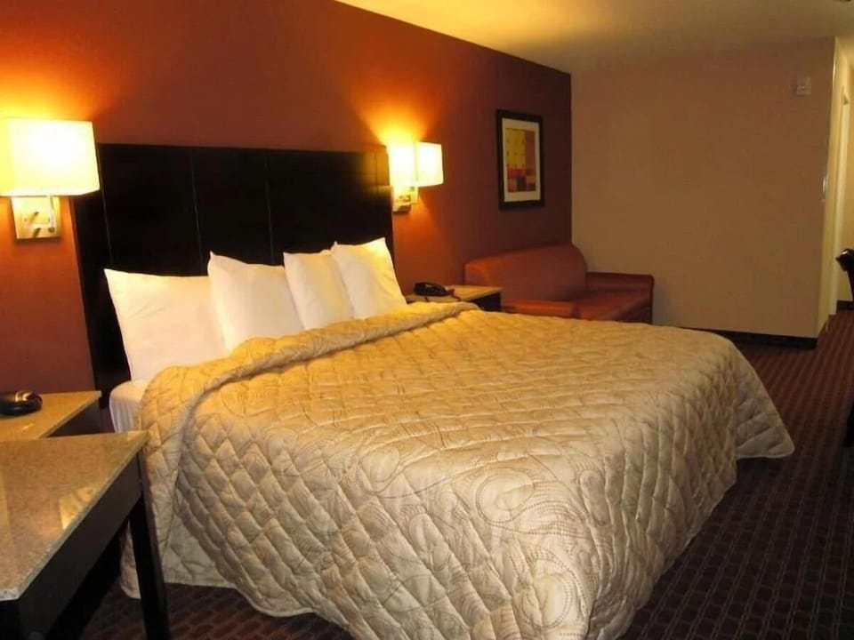 Sink into a quilted comforter for a deeply restful night.