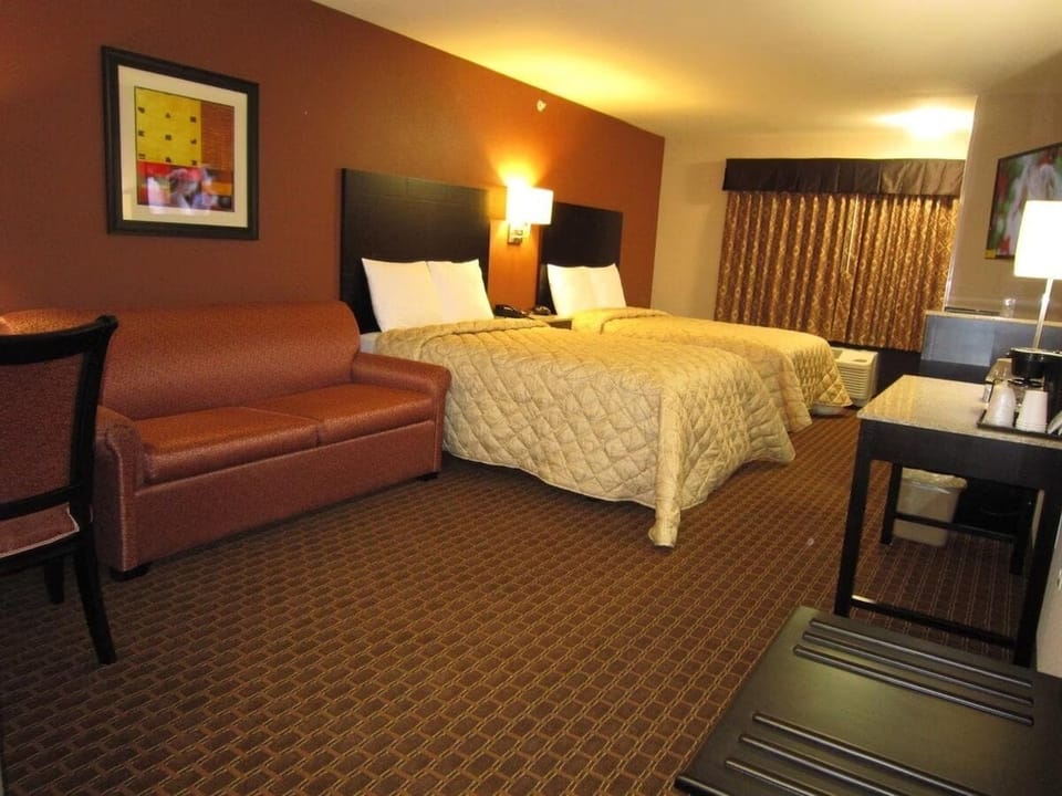 Lounge comfortably on the sofa after a restful night.