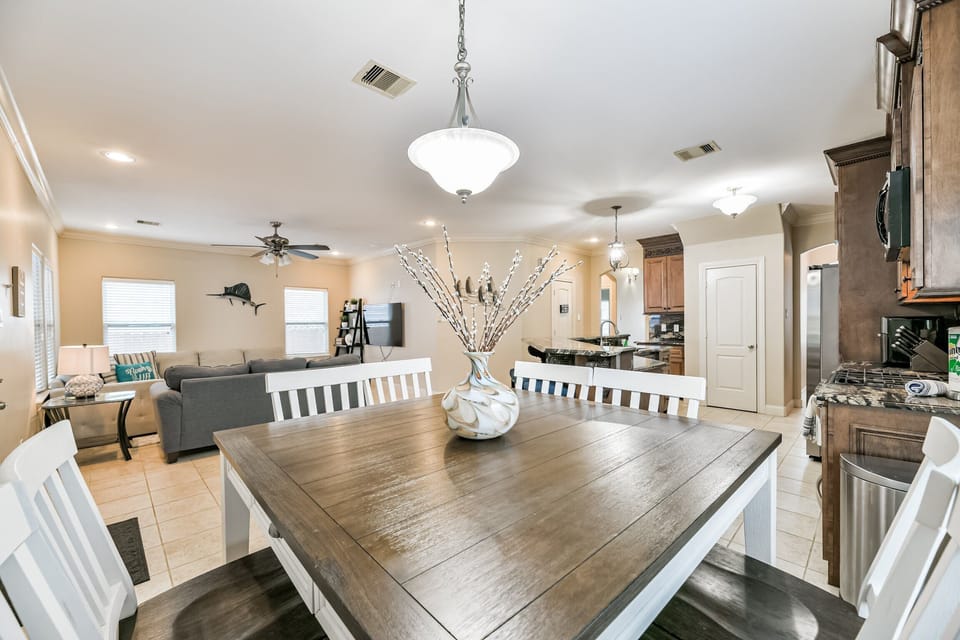 Additional seating at the table