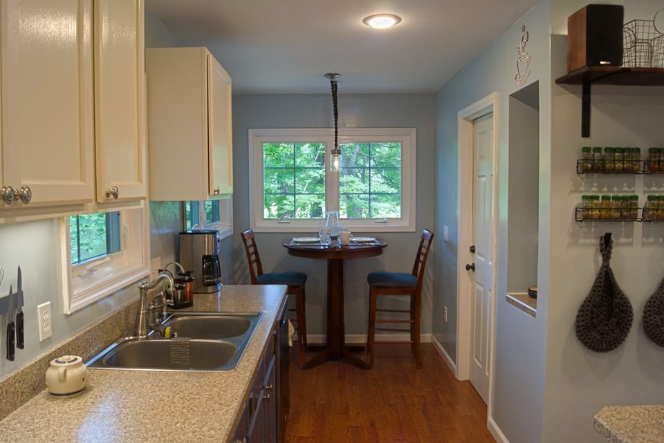 Culinary Haven with a View: Our kitchen boasts a double oven, convenient island, Bluetooth stereo, coffee station, and a cozy breakfast nook.

Got a question? Just ask. We love to talk about the Eastern Shore.  Don't forget to add us to your favs.