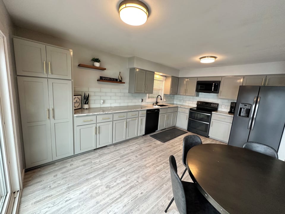 Newly remodeled kitchen