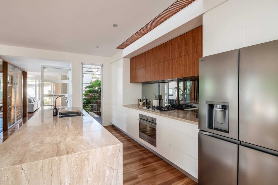 Make the most of the fully equipped kitchen