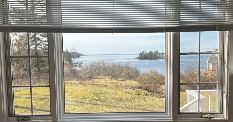 Living Room View on a Winter Day