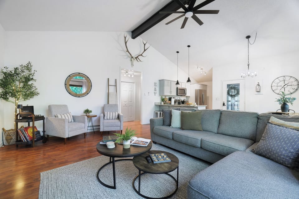 Sectional Couch & Two Recliner Chairs for comfort