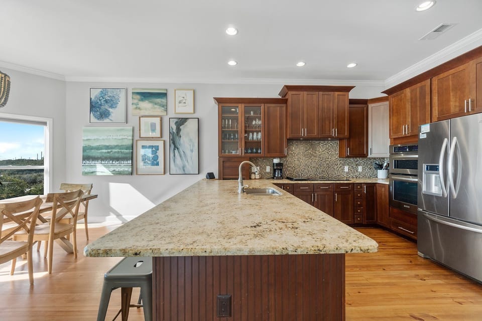 Ample counter space