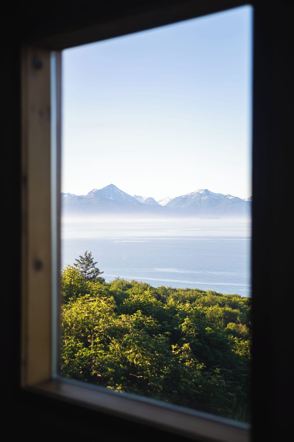 Take in the majestic Kachemak mountains from our wrap around windows.