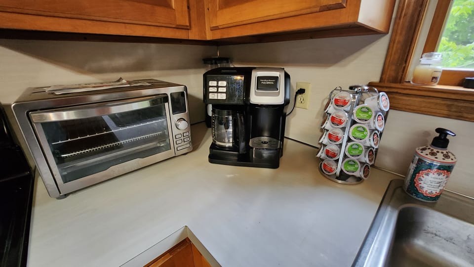 Coffee maker and air fryer