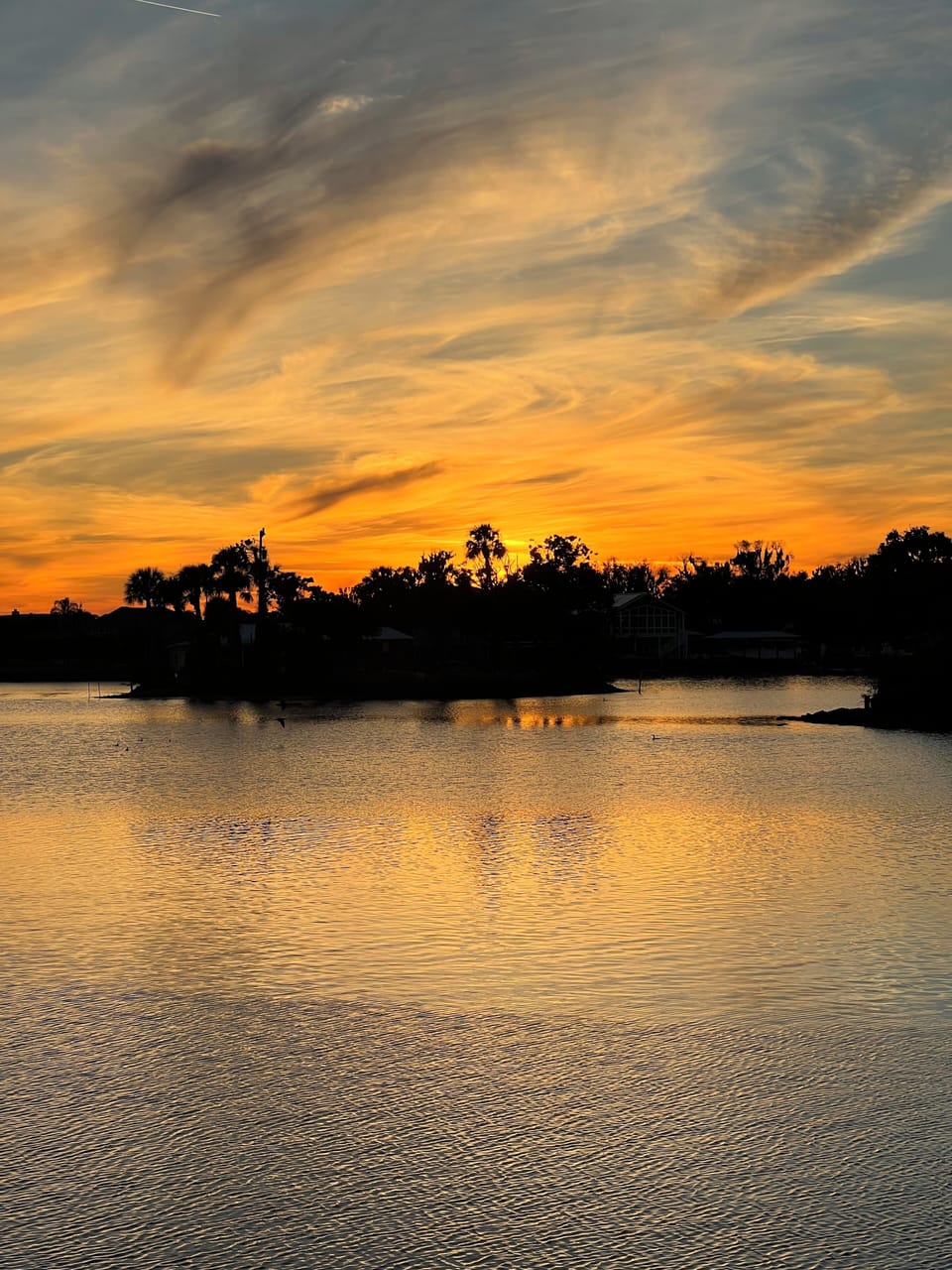 Sunset at Kings Bay Park. 