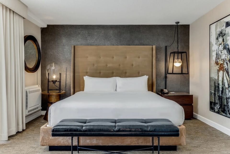 Bedroom. Interior and views may vary based on location and availability